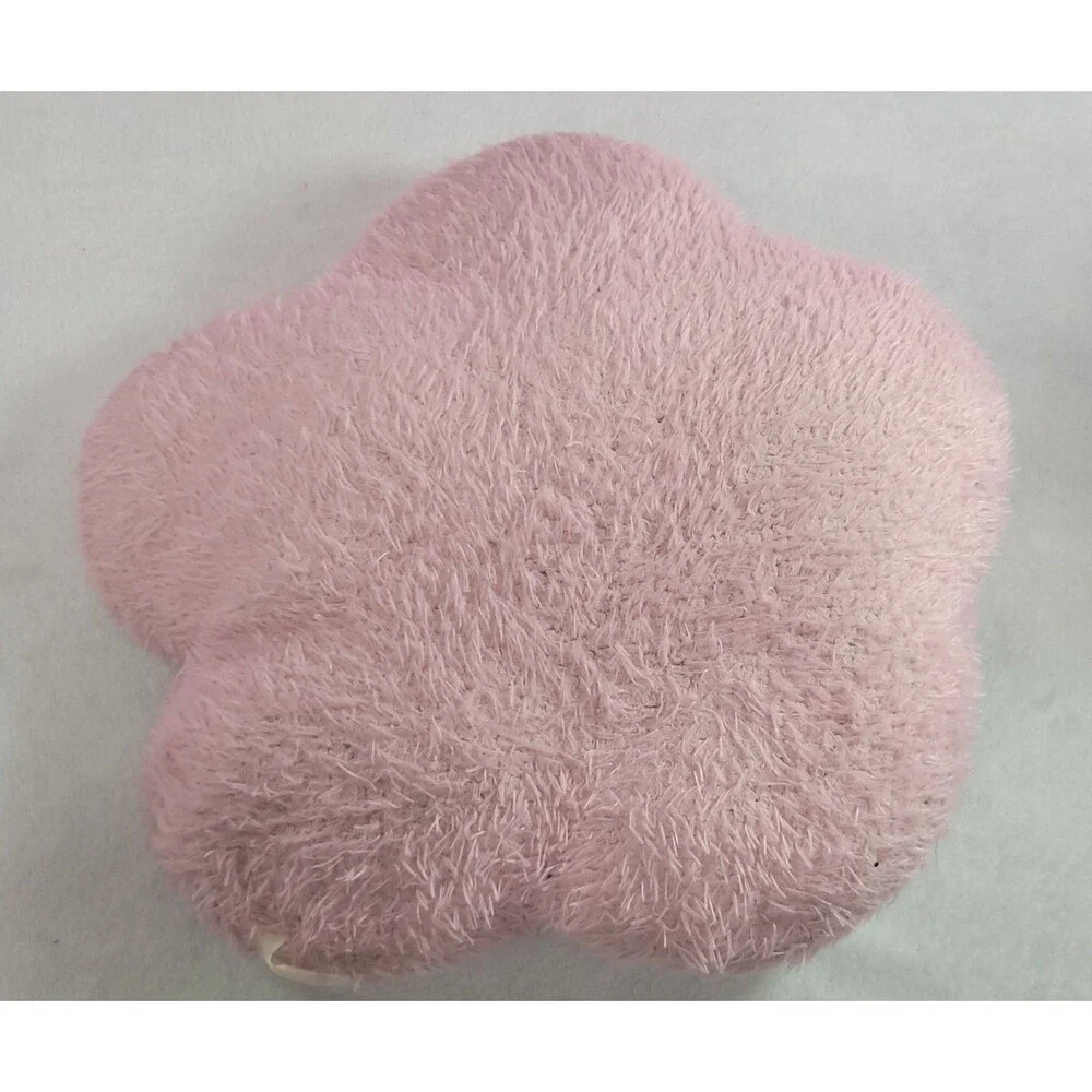 Vintage Y2K No Fear Pink Flower Shaped Pillow 3D Blonde Girl Plush Lizzie Style